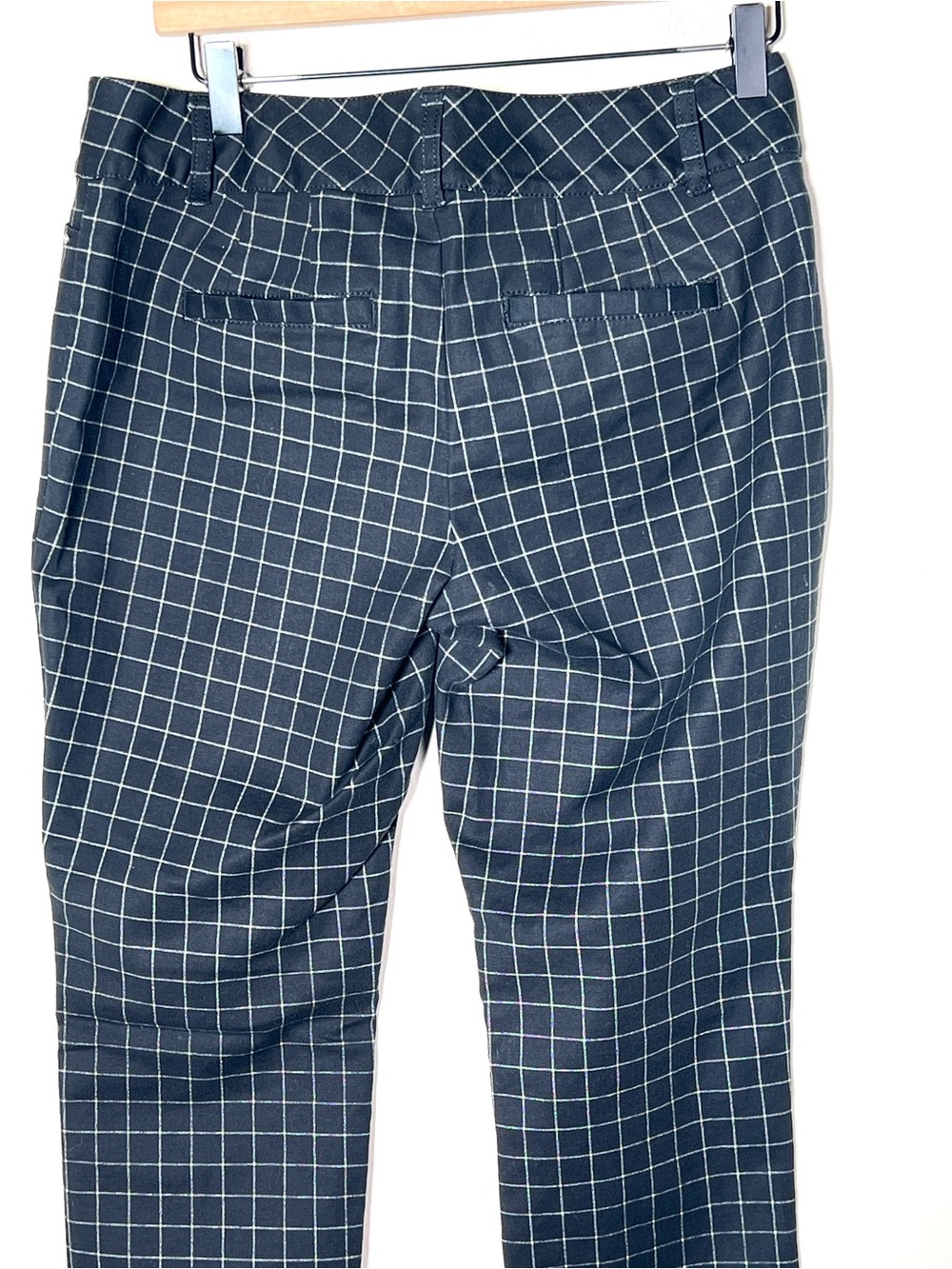 White House black market black straight leg casual Chino pants size 6 B100 - Picture 2 of 6